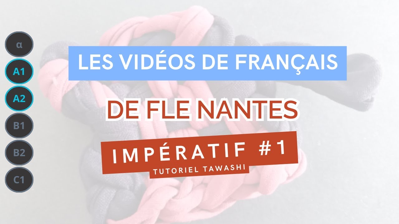 Impératif (1) & DIY tawashi - éponge zéro déchet