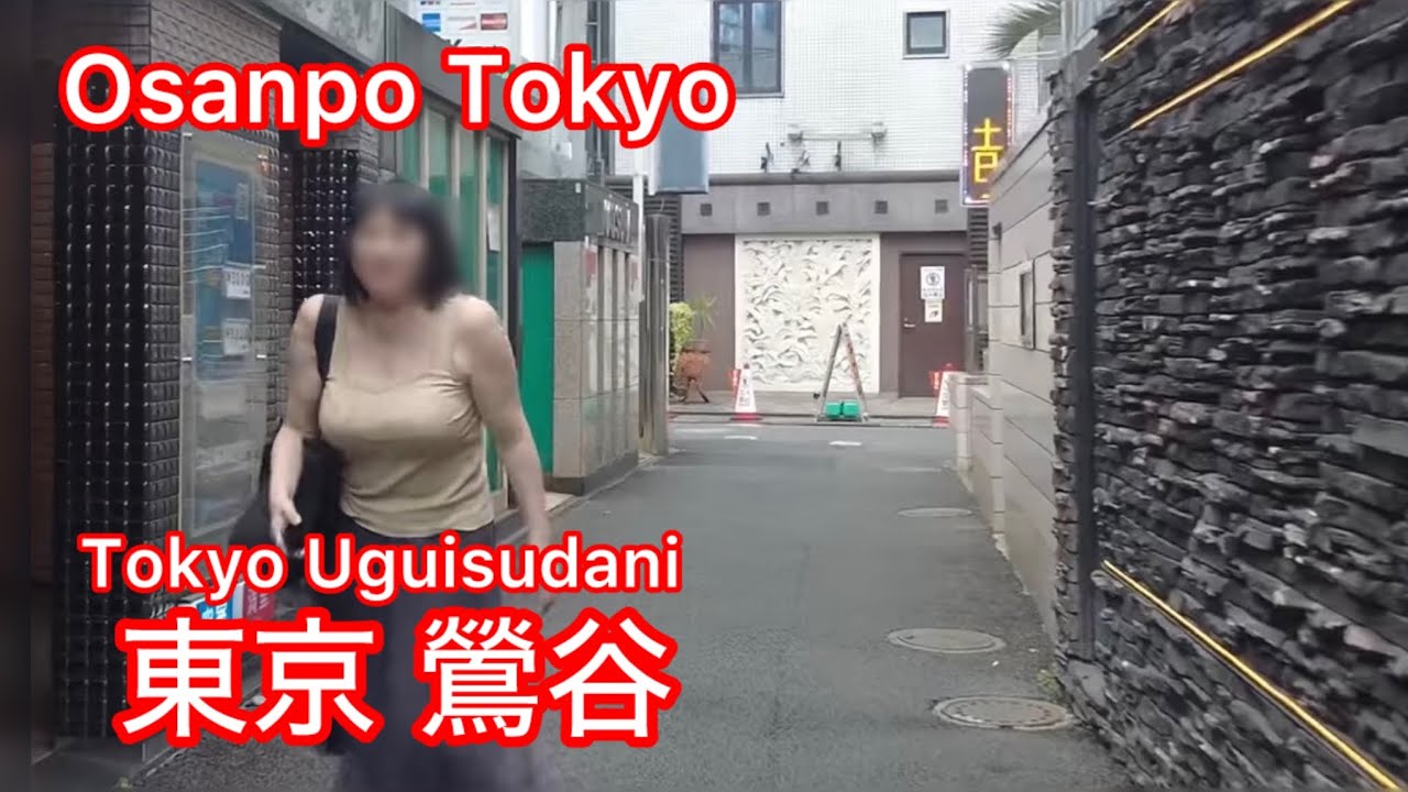 【4k】Osanpo Tokyo Uguisudani お散歩鶯谷 2024.8.15