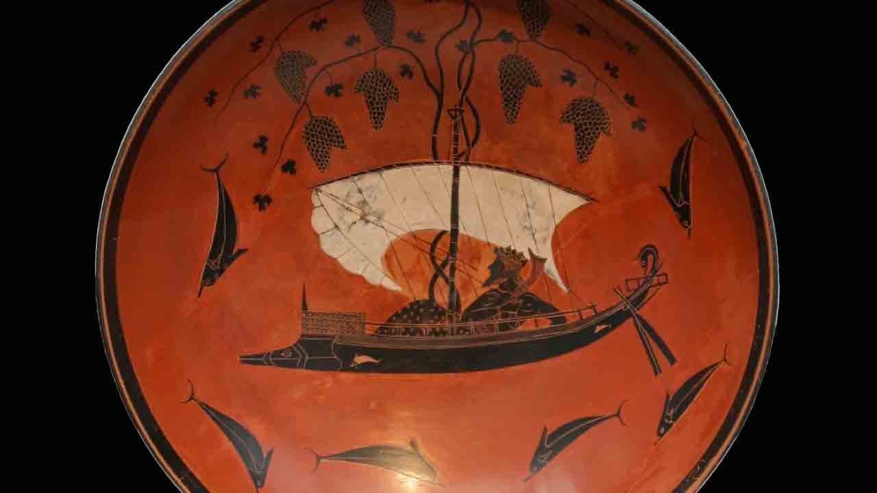 Dionysus and the Pirates, the Dionysus Cup by Exekias (Ancient Art Podcast 90)