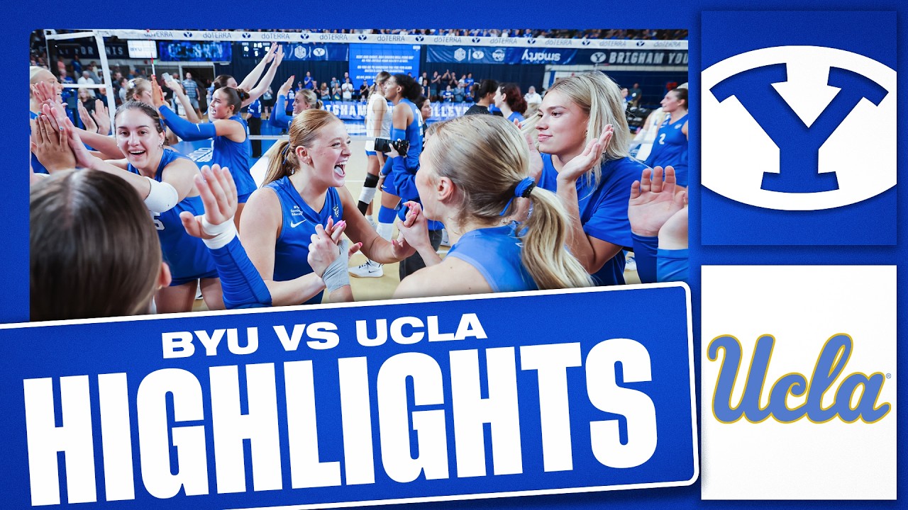 Женская волейбольная команда BYU против UCLA || Лучшие моменты игры 2026