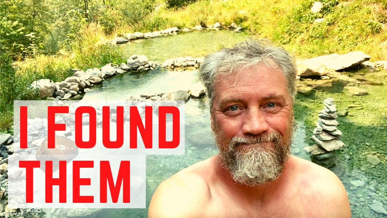 Natural Hot Springs, BC, Canada // KLR 650 motorcycle camping vlog and ride to wild hot springs