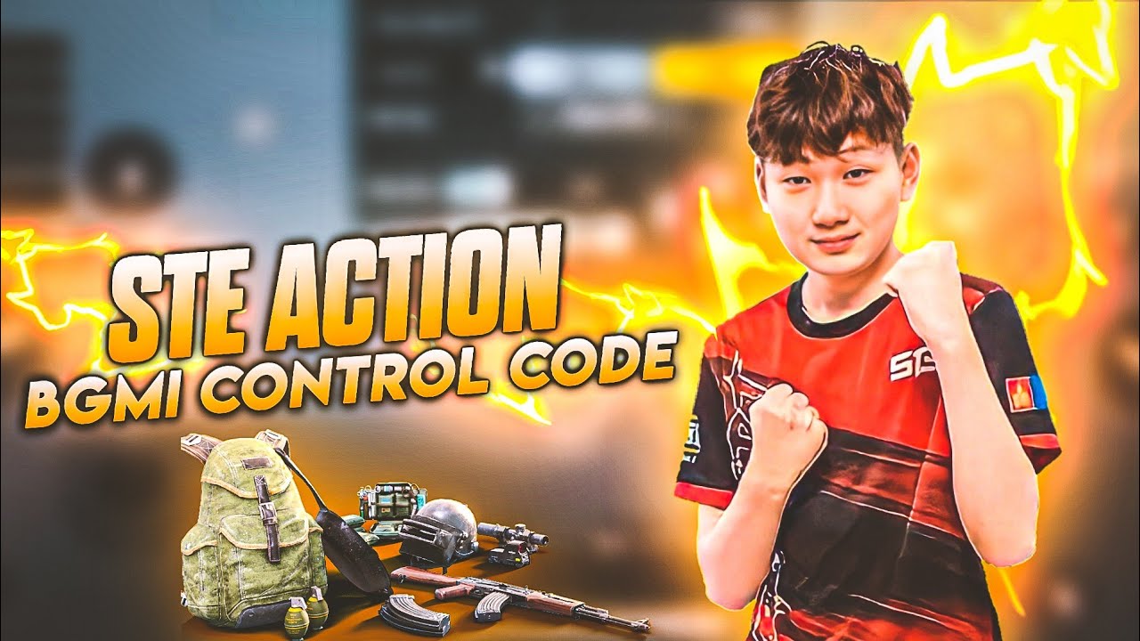 STE Action Control Code | ste action control code bgmi | #steaction #pubgmobile #bgmi