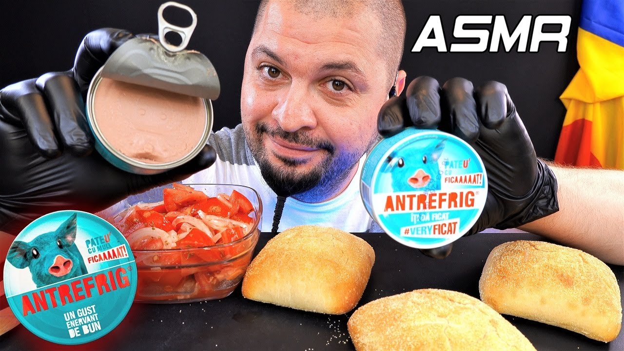 [ASMR] Pate De Ficat... FICAAT! & Salata De Rosii MUKBANG 🇷🇴
