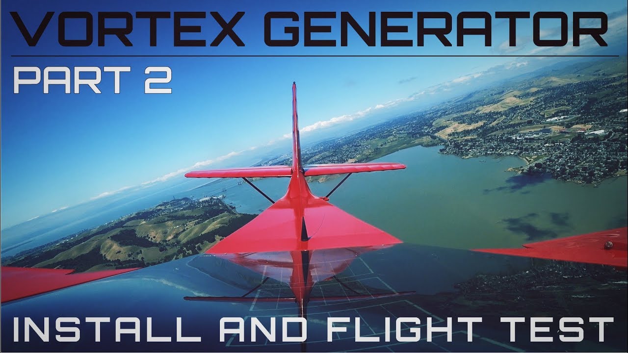 Kitfox - Vortex Generator Install and Test Flight