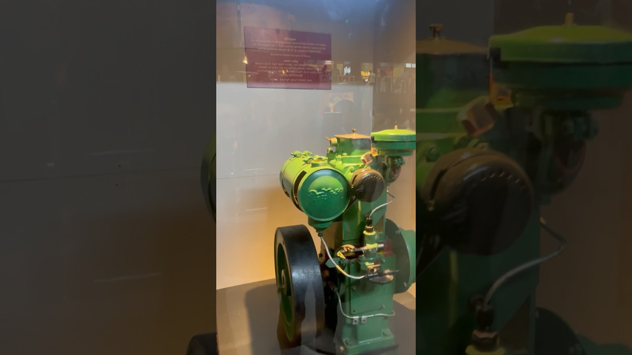 Kirloskar Oil Engine @ Visvesvaraya Industrial Museum, Bengaluru.