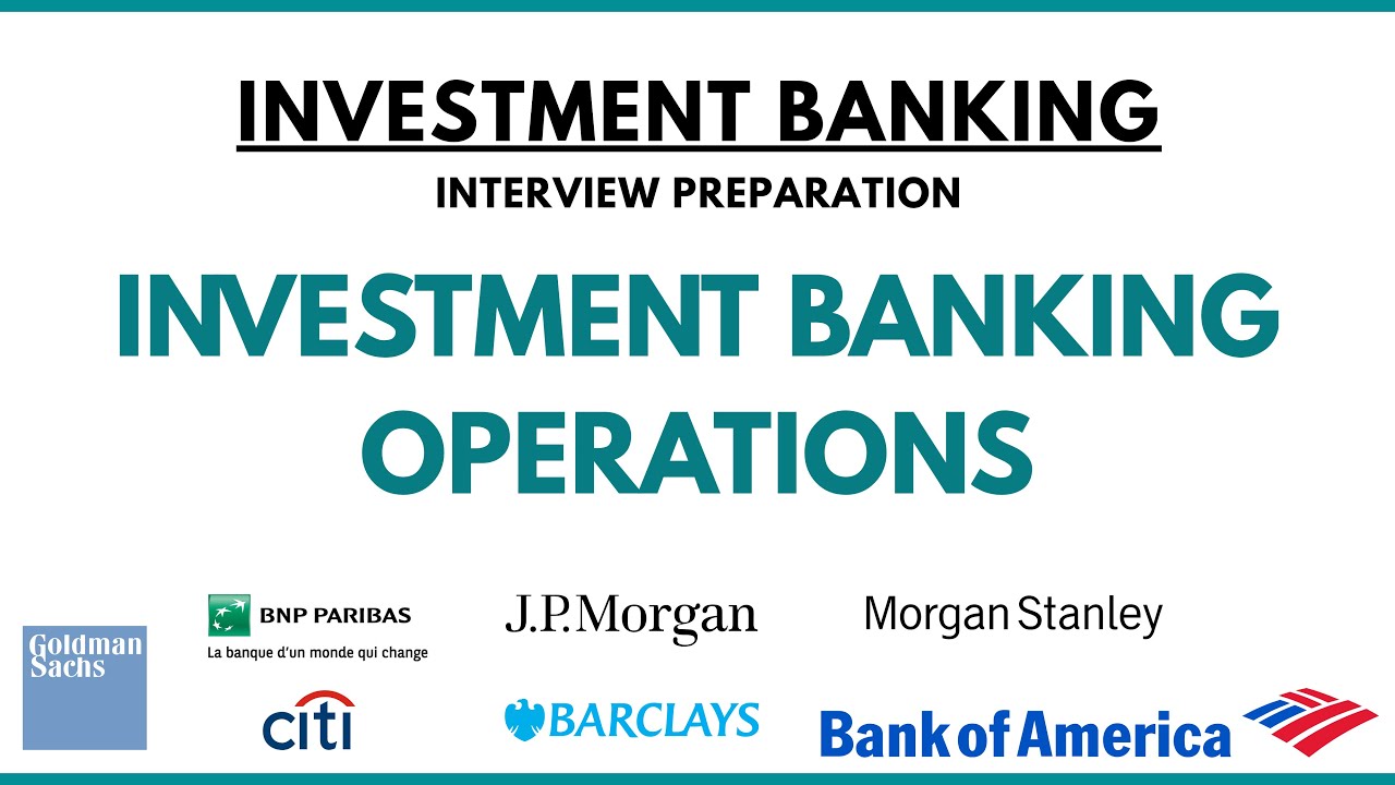 Investment Banking Operations Interview Guide | Settlements, Reconciliations & Risk