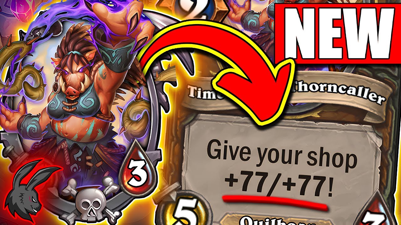 The NEW Shop Buffing Strategy is CRAZY! | Hearthstone Battlegrounds Season 12