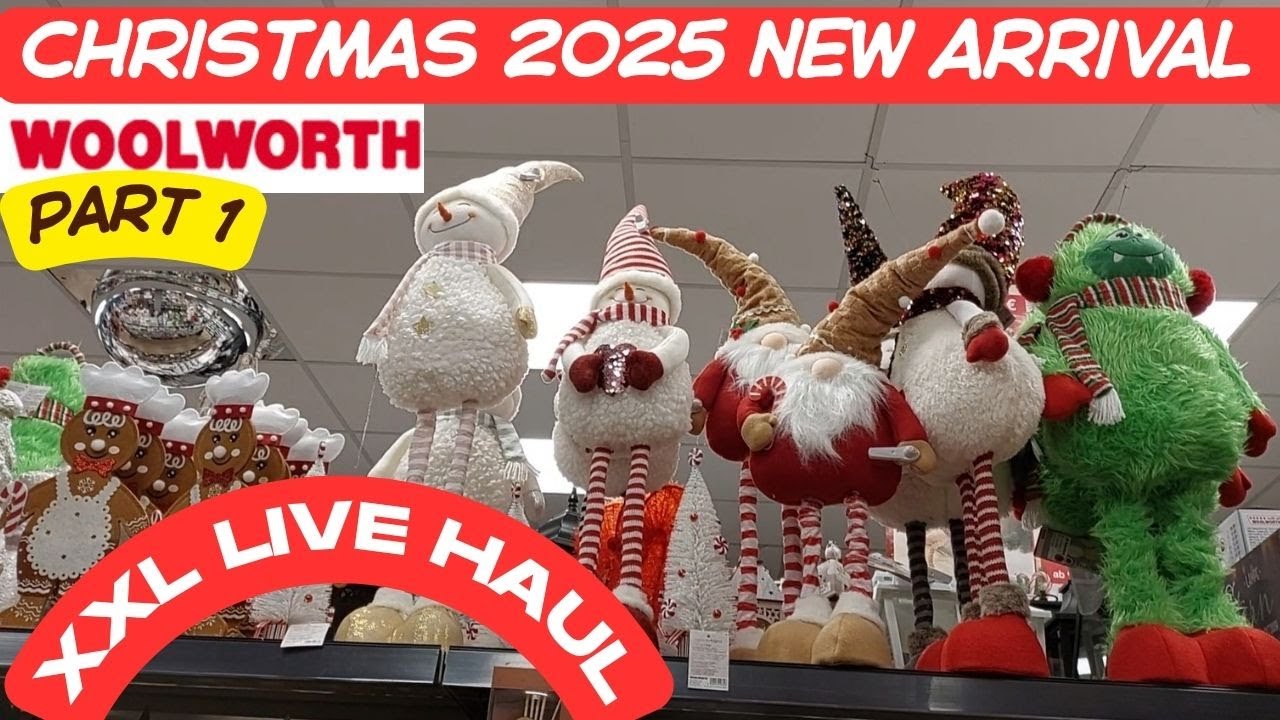 Woolworth XXL Christmas Live Haul New Arrival Shopping Tour in Germany Part 1