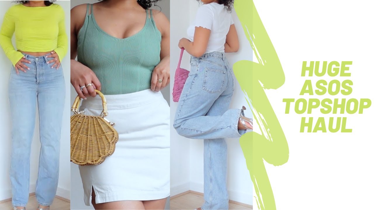 HUGE ASOS X TOPSHOP TRY ON CLOTHING HAUL | TESTING JEANS, FIRST IMPRESSIONS | SARAHJOHOLDER