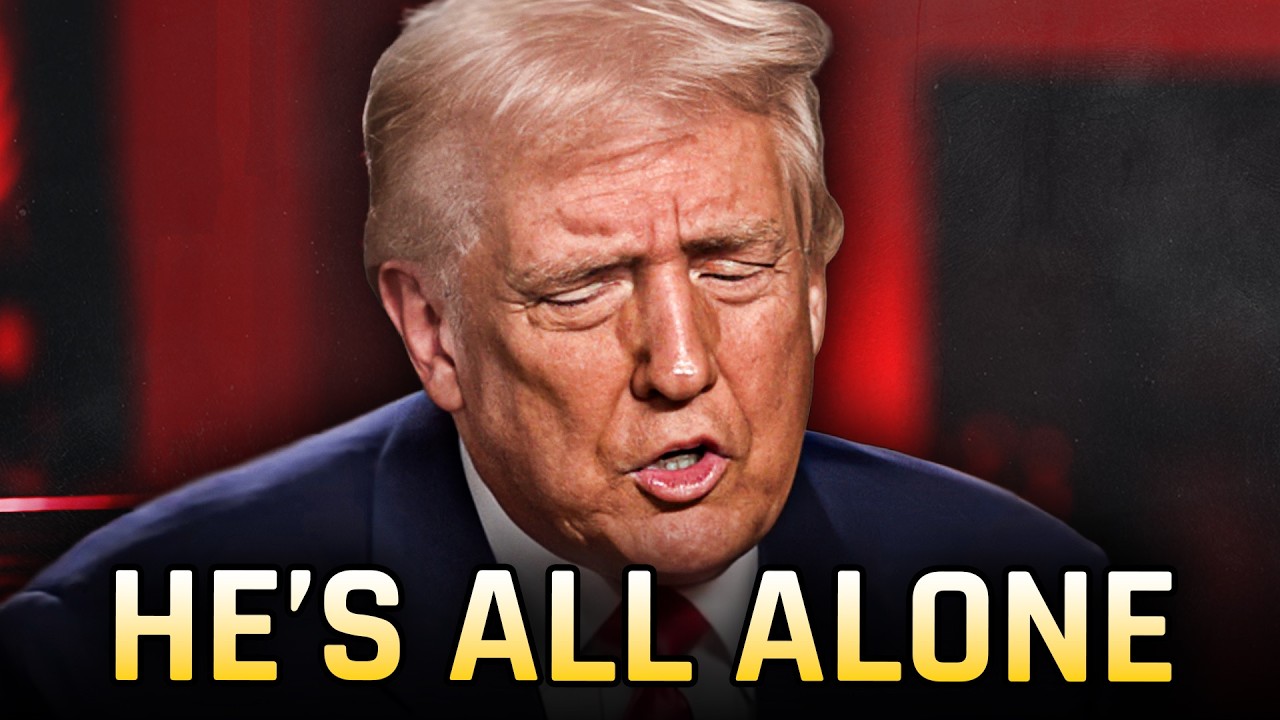 Трамп осознал, что он совсем один, и это его убивает.