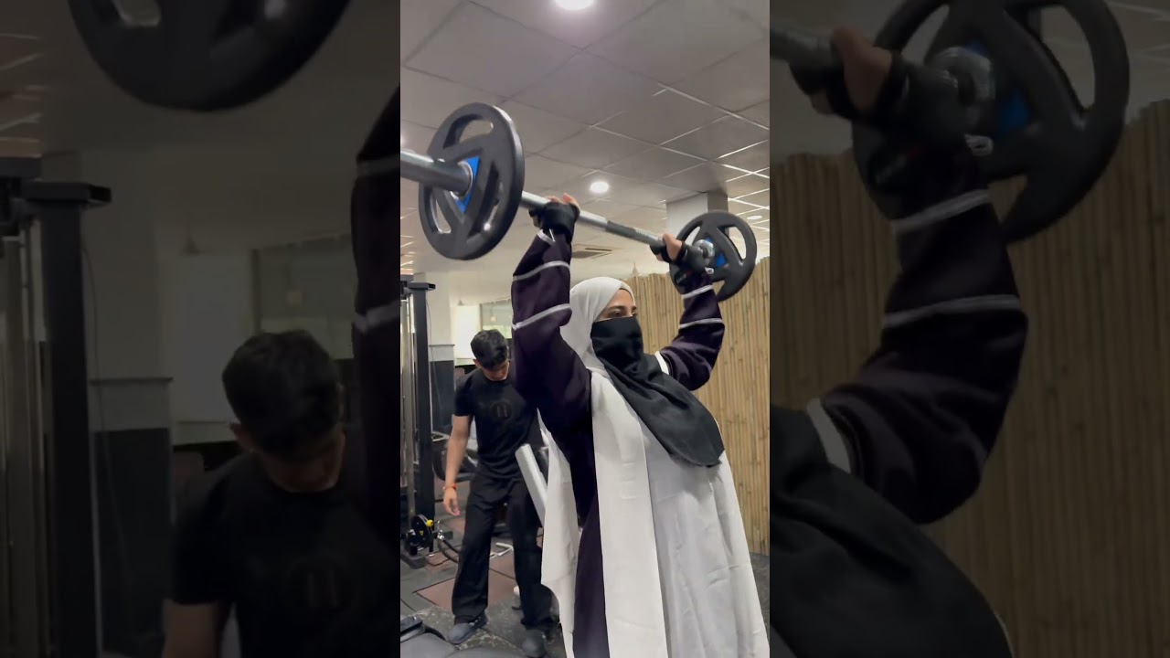 &ldquo;A woman&rsquo;s true beauty is in her values.&rdquo; #hijab #motivation #fitness #abayagirl #gym #youtubeshorts