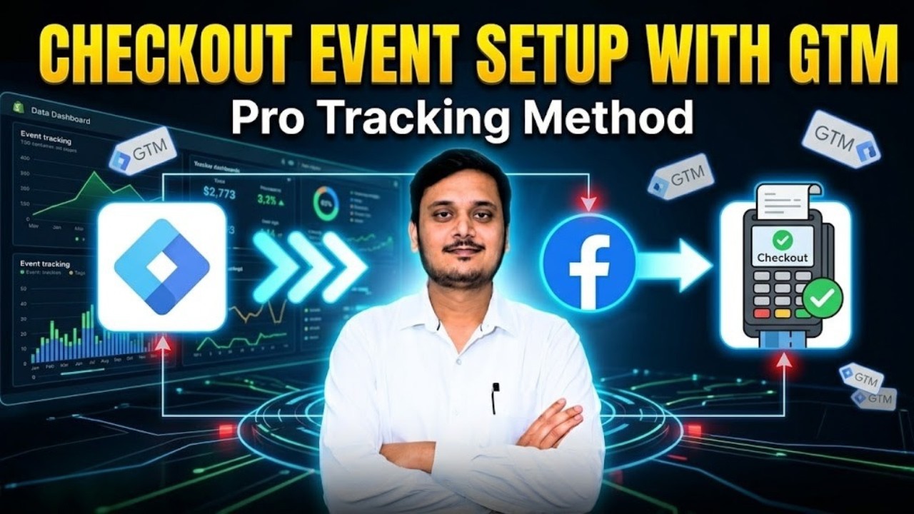 How to Setup Facebook Checkout Event with Google Tag Manager (2026) | Meta Pixel Tutorial