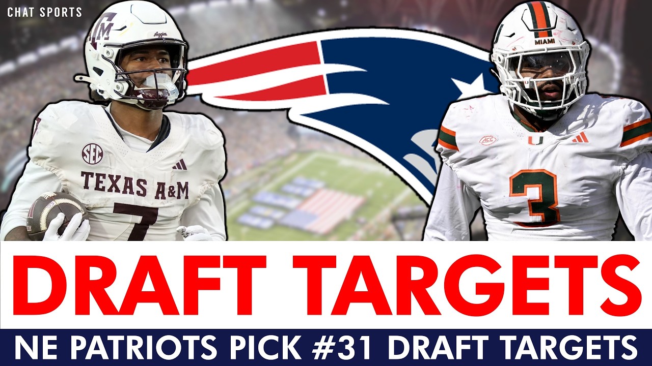 New England Patriots 2026 NFL Draft Targets Ft. Ahkeem Mesidor, KC Concepcion & Monroe Freeling
