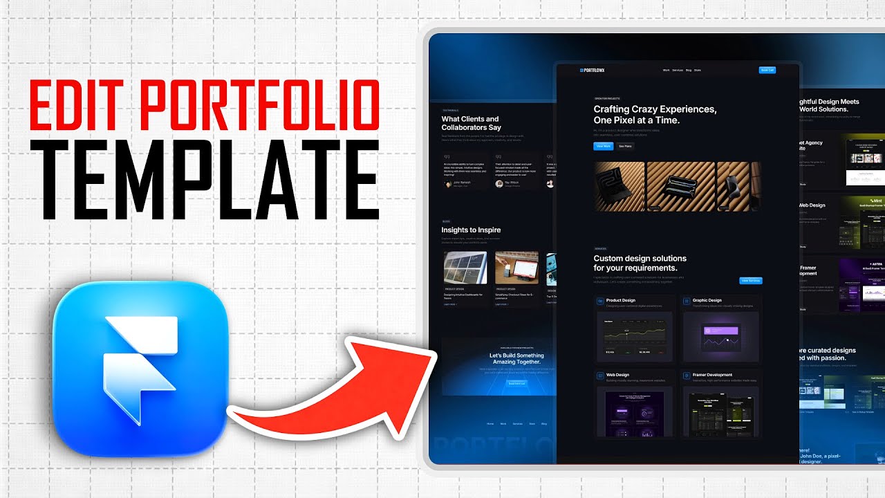 How To Edit Framer Portfolio Template (Full Guide)