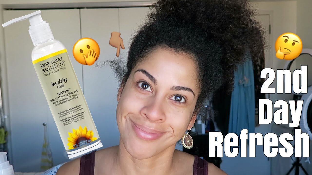 JCS HEALTHY HAIR LEAVE-IN REFRESHER | 2nd DAY | kinkysweat