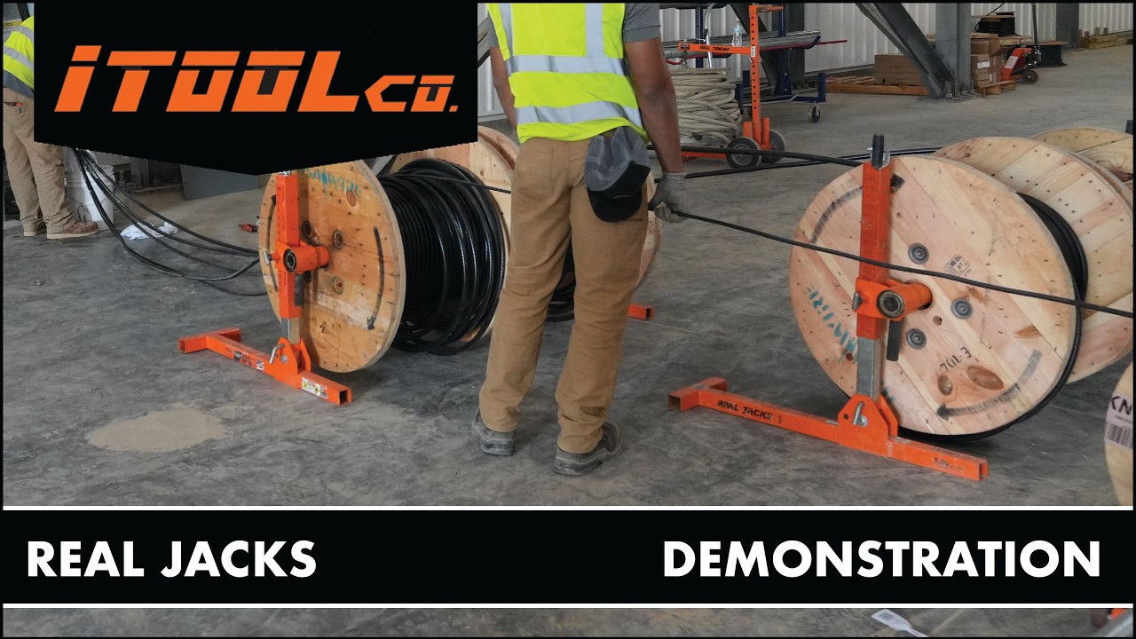 Feeding wire with iTOOLco Real Jack Stands