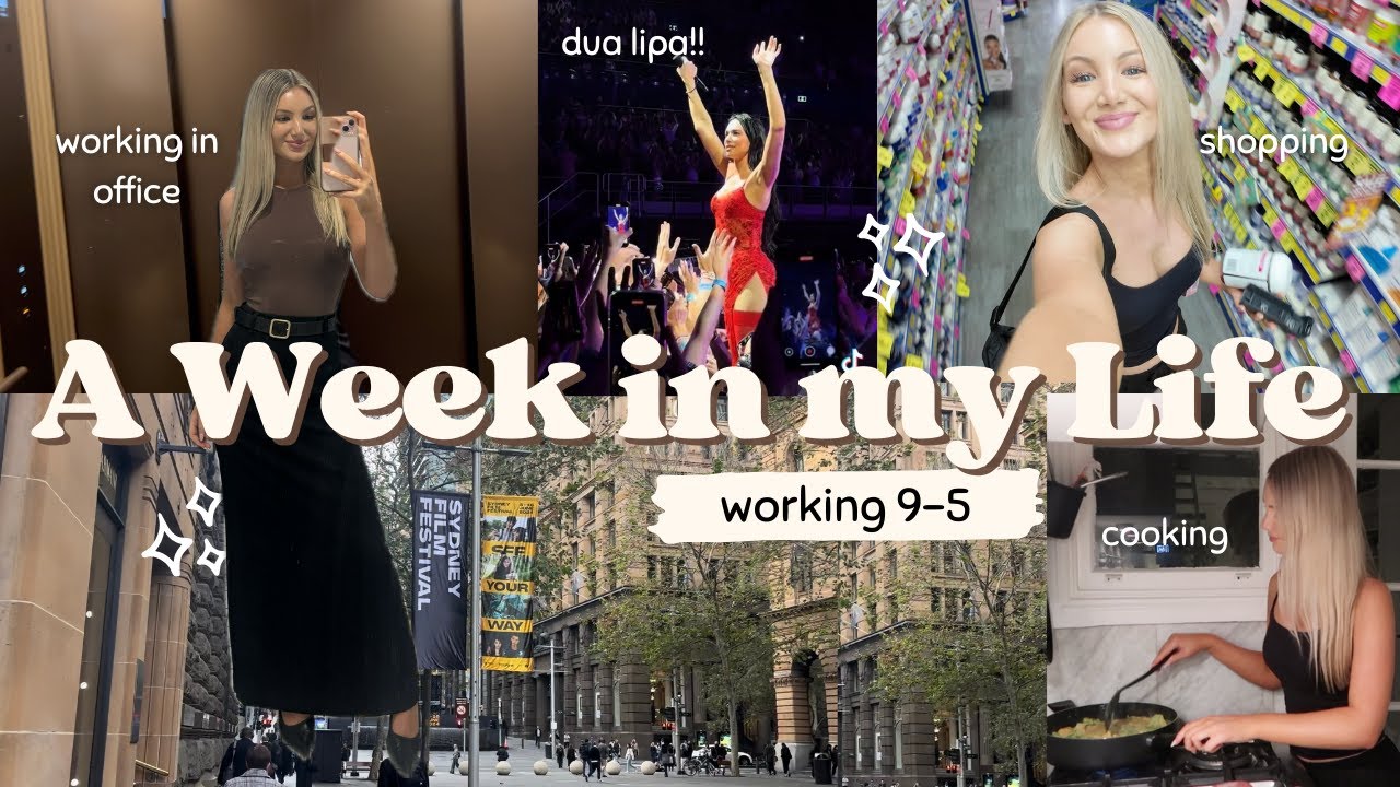 BEFORE & AFTER MY CORPORATE JOB | 9-5, dua lipa concert & cooking