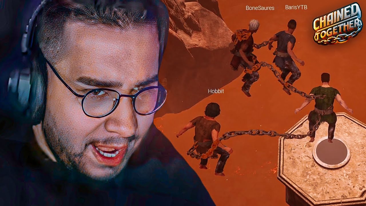 4 KİŞİ BİRBİRİMİZE BAĞLIYIZ VE PARKUR YAPIYORUZ 😡 | EKİBİ ÇILDIRTAN OYUN | CHAINED TOGETHER