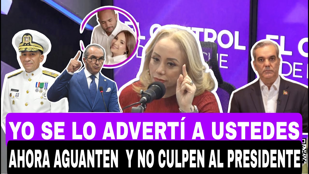 YO SE LO ADVERTI A USTEDES AHORA AGUANTEN Y NO CULPEN AL PRESIDENTE