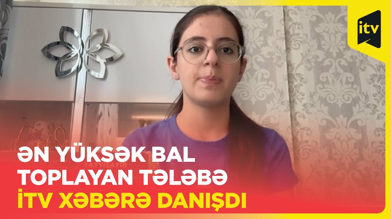 II ixtisas qrupu üzrə 700 bal toplayan abituriyent Şəbnəm Ramin qızı Novruzova