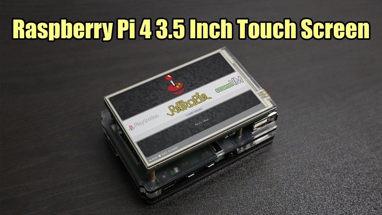 3.5 Inch 60FPS Touch Screen For The Raspberry Pi 4! iUniker Screen + Case
