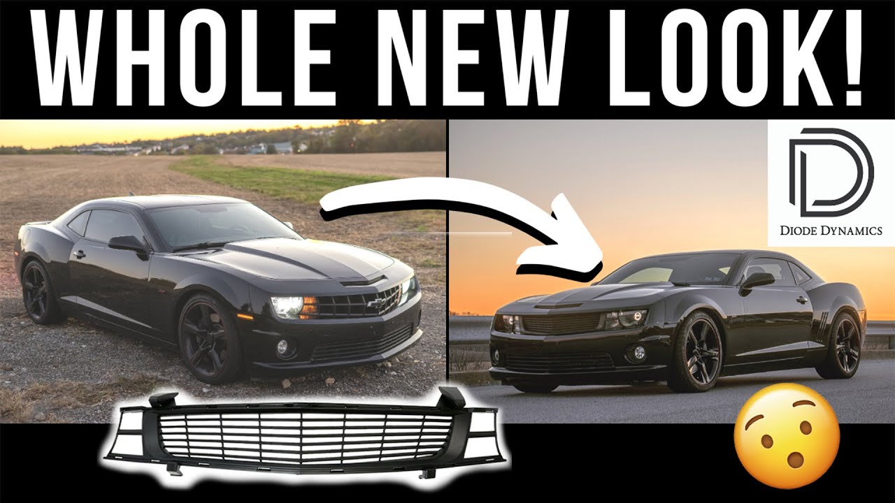 Custom Retrofit Headlights, Heritage Grille AND Paint Correction! 2013 Camaro SS