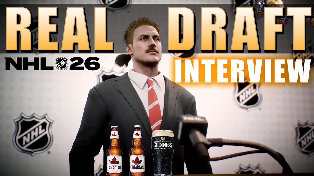 Johnny's REAL Draft Interview - NHL 26 Fan Art
