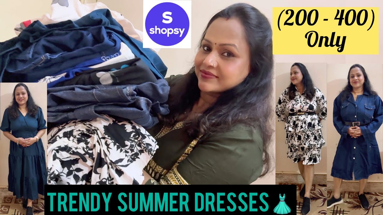 Shopsy One Piece Dresses For Kitty | Kitty Dress Idea | Summer Dresses | Dresses 👗 For Parties 