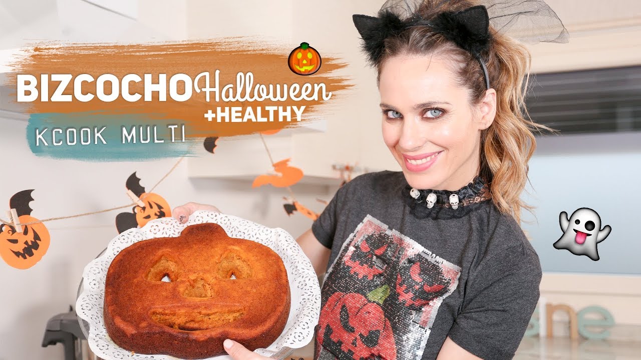 Receta bizcocho de calabaza Halloween con la KCOOK MULTI de KENWOOD - Vanesa Romero TV