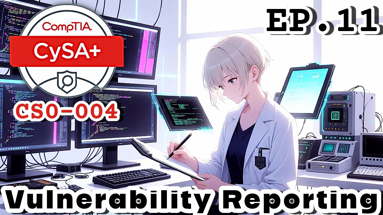 Full CySa+ (CS0-004) EP11 | Vulnerability Reporting & Metrics