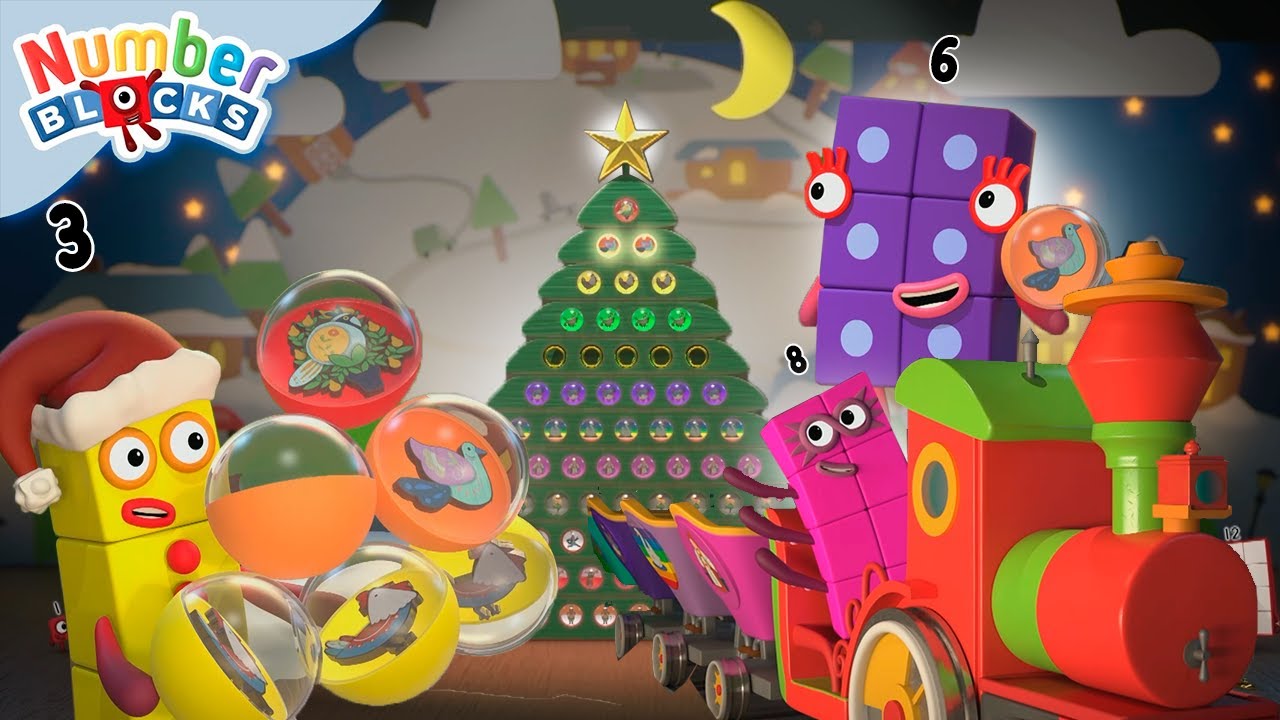 🎁 The 12 Days of Christmas Song for Kids 🎵 | Learn to Count for Kids | Number Cartoon | Numberblocks