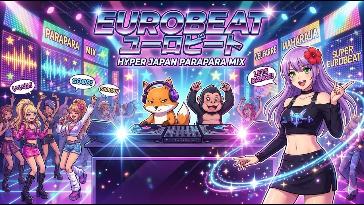 【ユーロビート】EUROBEAT DJ Kenichi Hyper Japan ParaPara Mix【パラパラ】