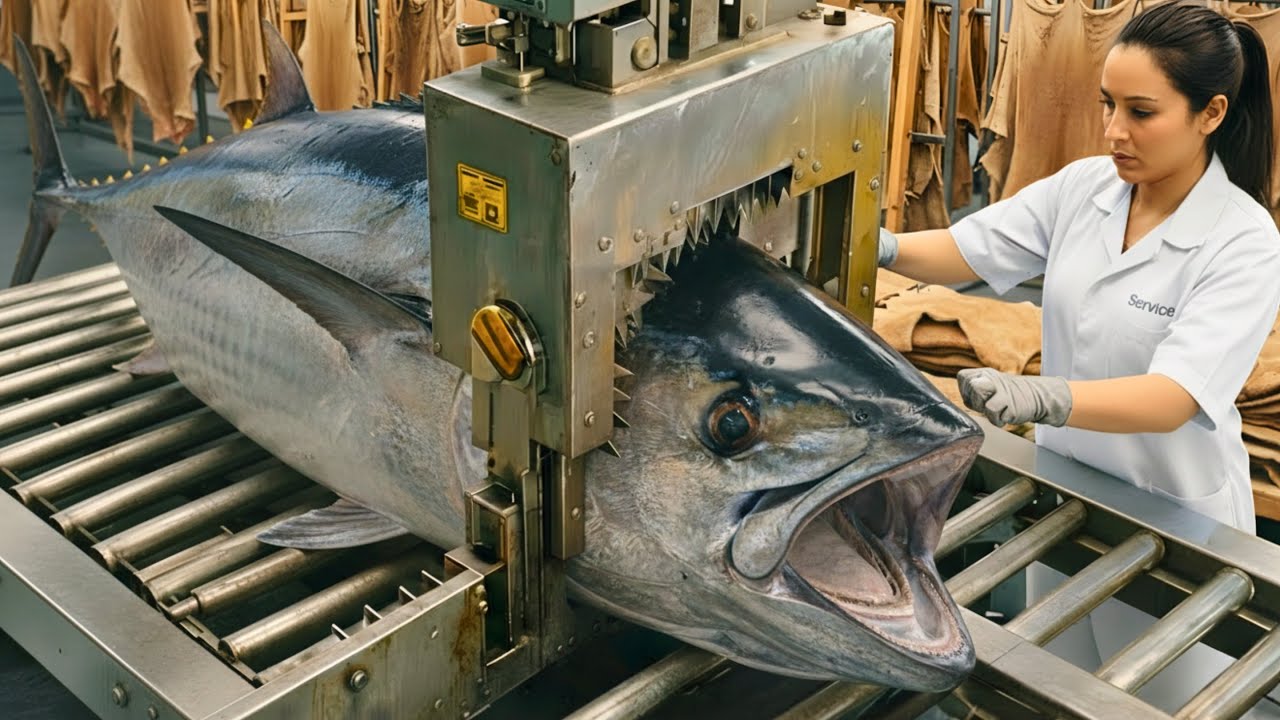Inside Fish Leather Factory | Fish Skin Processing to Sustainable Luxury Leather | Full Process