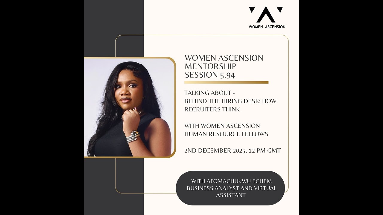 Internal Mentorship Session with WAHR OML Fellows Women Ascension Mentorship Session 5.94