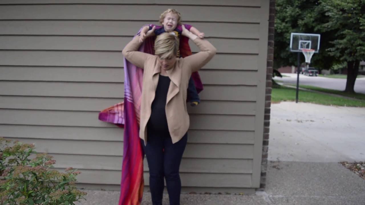 Sometimes Babywearing Is A Hot Mess