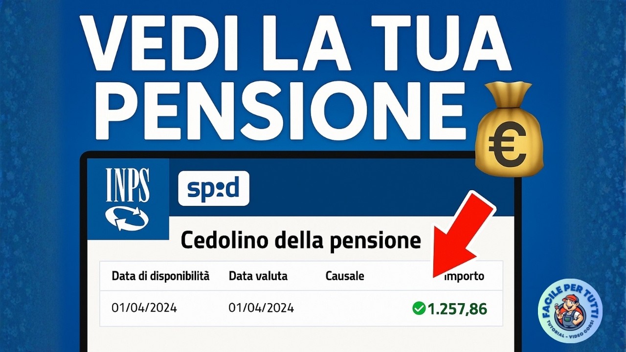 Cedolino Pensione INPS Online: Dove Trovarlo e Come Scaricarlo e Stamparlo Subito in pochi clic.