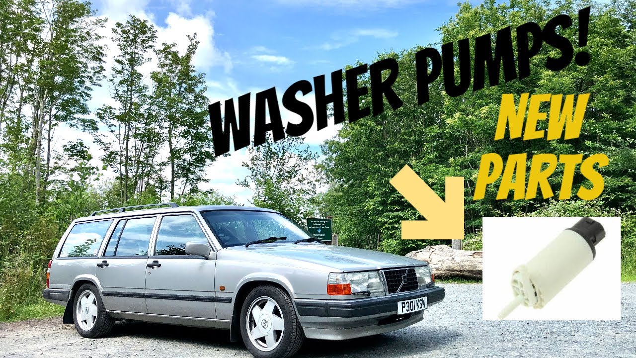 VOLVO 940 TURBO - WASHER PUMP REPLACEMENT