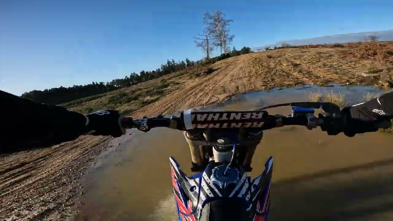 Woods/trail riding on YZ125