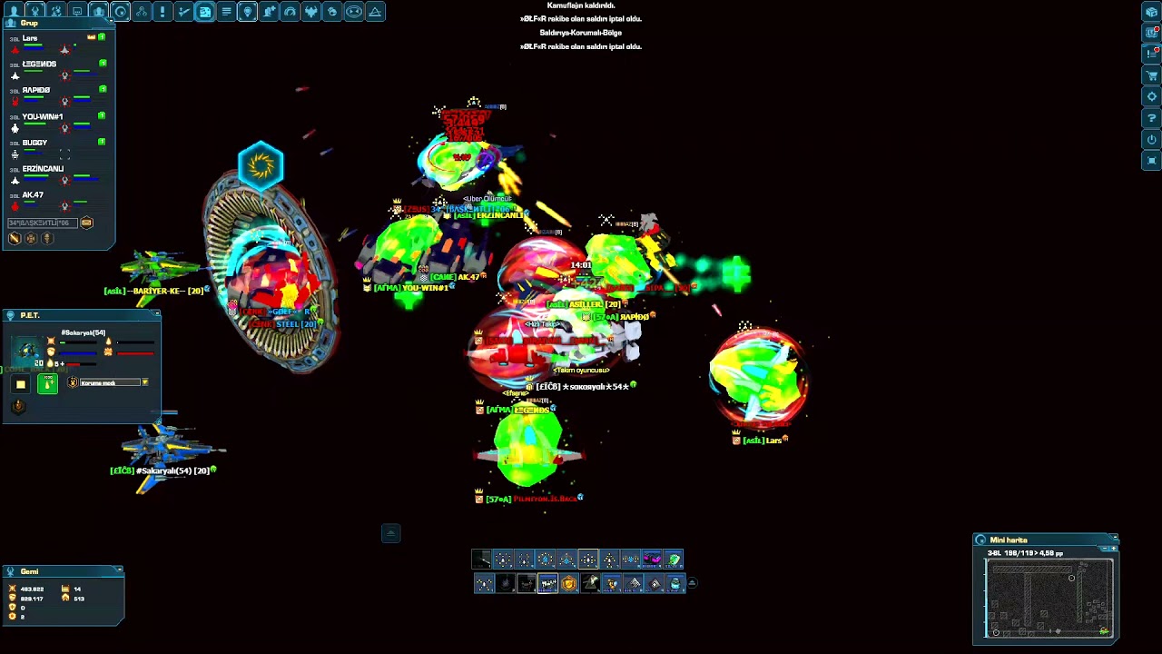 Darkorbit Tr1 Tr5 [C&Xi;&Zeta;&Delta;] Sakaryalı54 [&radic;&Lambda;Ł&Xi;] kesim