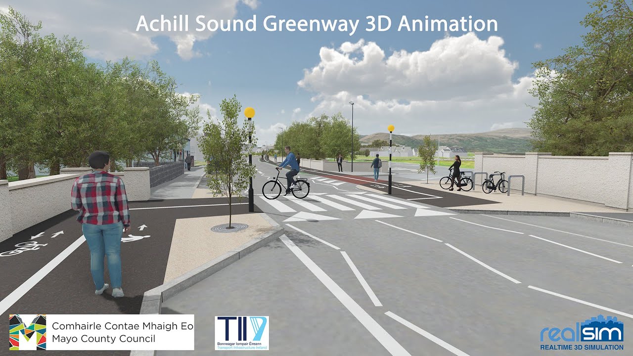 Achill Sound Greenway 3D Animation