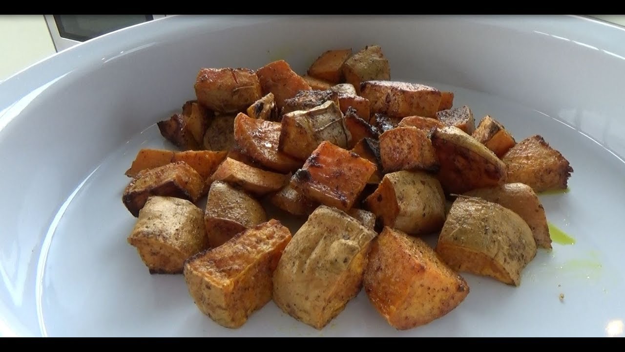 Marinierte Backofen Süßkartoffeln mit hausgemachter Curry Mayonnaise