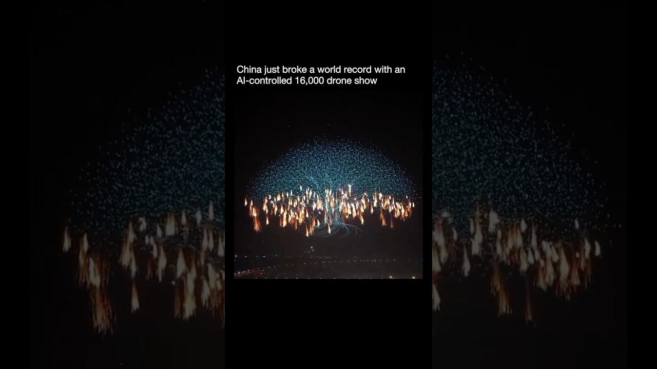 Oh Wow Moment😍16,000 Drone Lighting Show