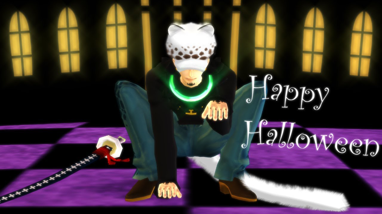【MMDワンピロイド】ローさんに「Ha.pp.y Ha.ll.ow.een」歌って踊って貰った