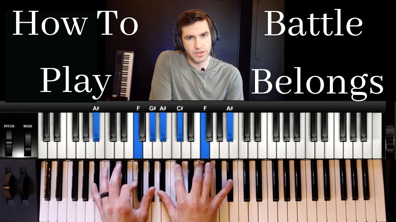 Battle Belongs by Phil Wickham // Piano Tutorial // How to Play