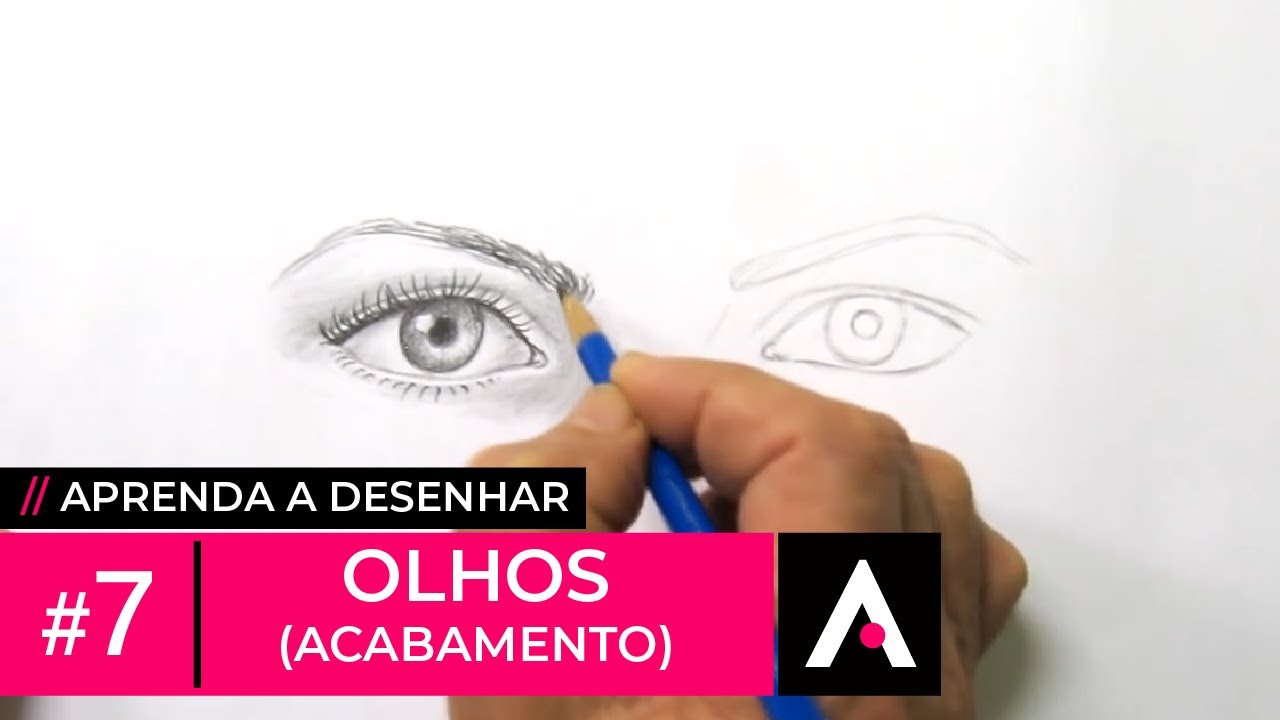 Como Desenhar Olhos - 2 de 2 (Acabamento) - Aprenda a Desenhar #7