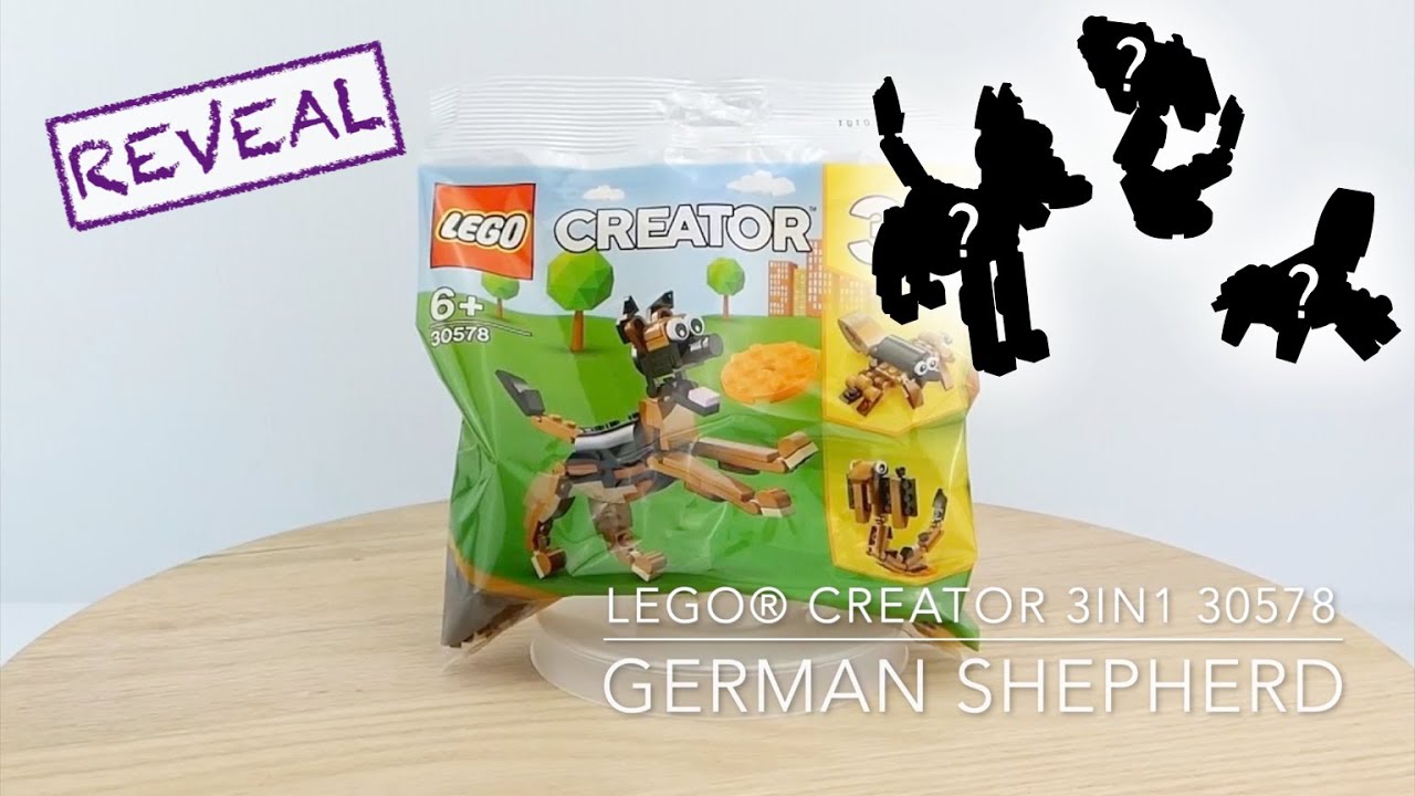 LEGO&reg; Creator 3in1 German Shepherd 30578 REVEAL