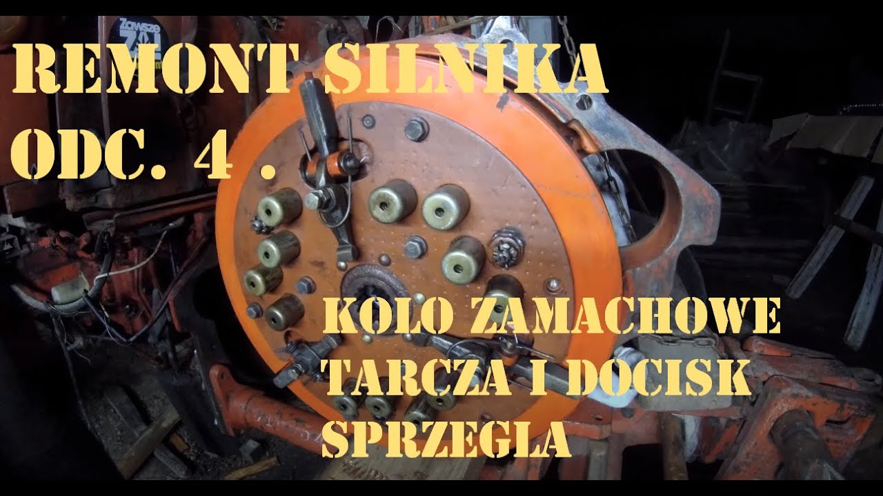 Projekt T-25 Władimirec Remont Silnika Odc. 4 Koło Zamachowe Tarcza i Docisk Sprzęgła Wałek Ataku