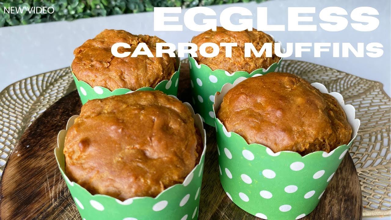 Delicious Eggless Carrot Muffins Recipe 🥕🥕🧁