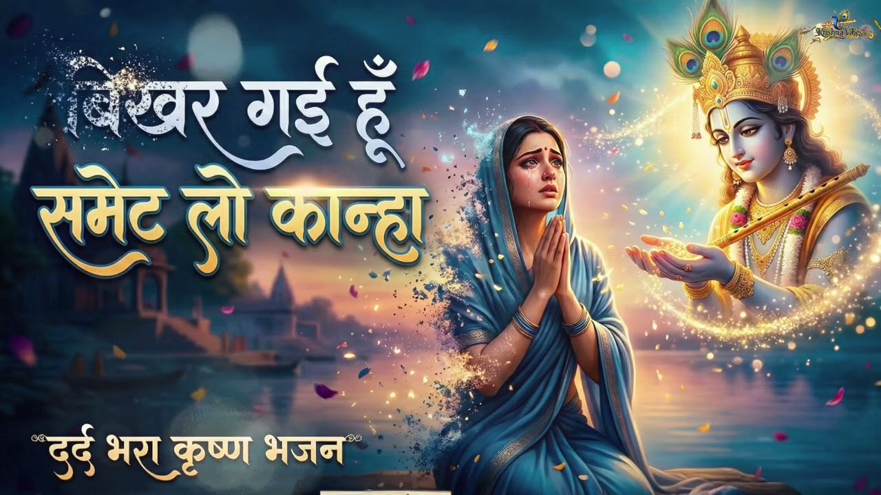 बिखरी आत्मा की प्रार्थना 🙏 | बिखर गई हूँ, समेट लो कान्हा | Heart Touching Krishna Bhajan