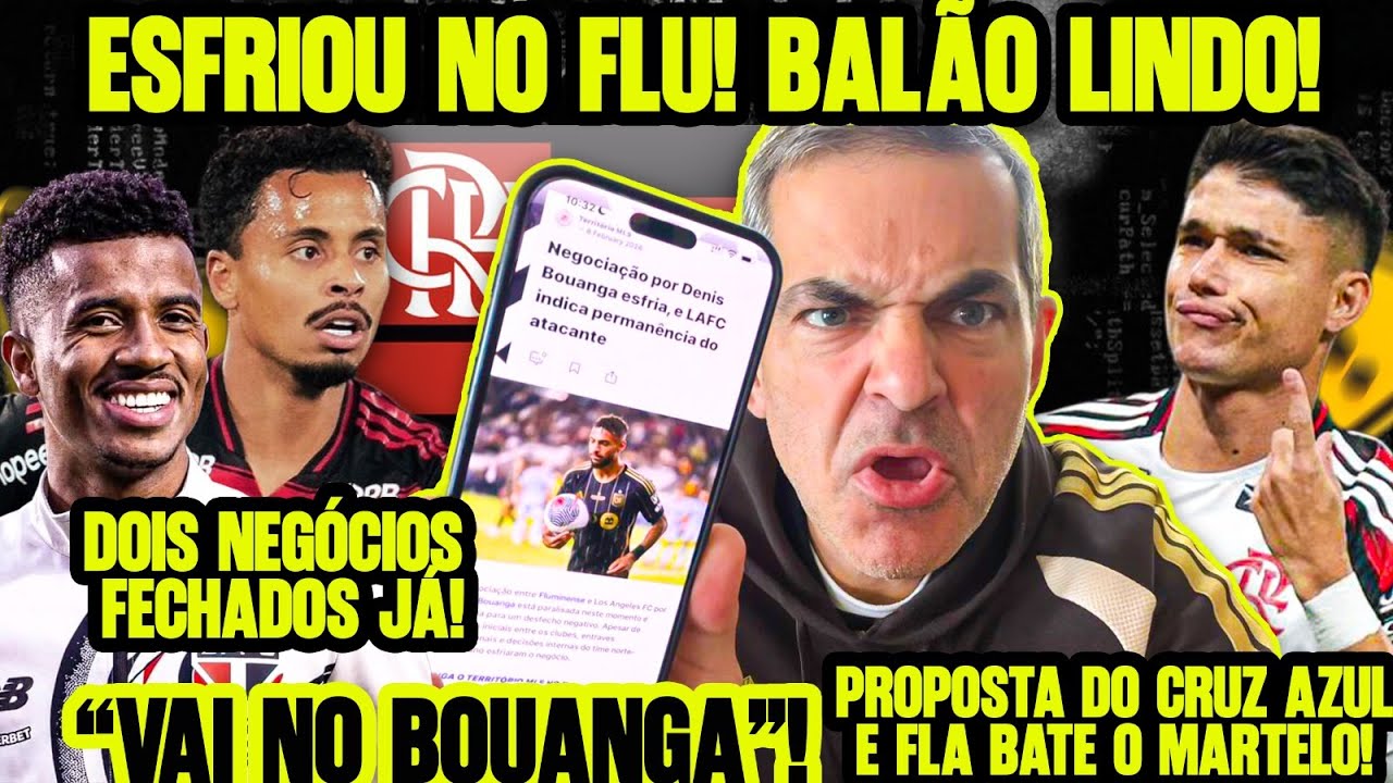 FLA DECIDE CONTRATAR OUTRO ATACANTE! ESFRIOU MO FLU E “BOUANGA É O NOME”! DOIS NEGÓCIOS FECHADOS E+!